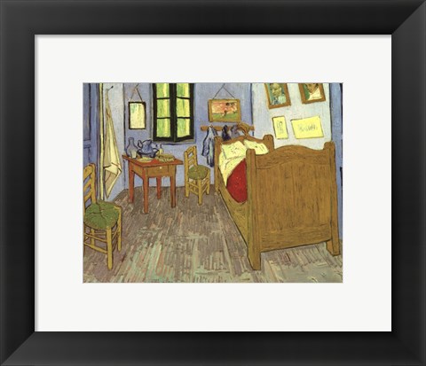 Framed Bedroom at Arles Print