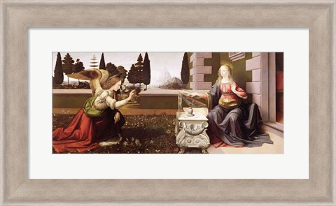 Framed Annunciation, 1472-75 Print