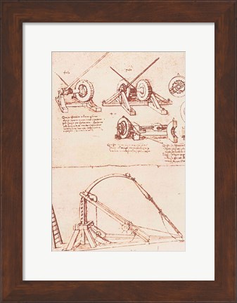 Framed Designs for a Catapult Print