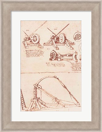 Framed Designs for a Catapult Print