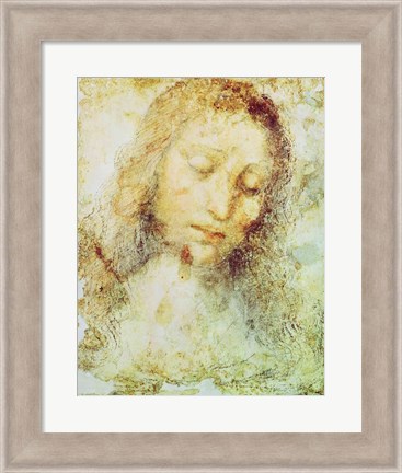 Framed Head of Christ Print