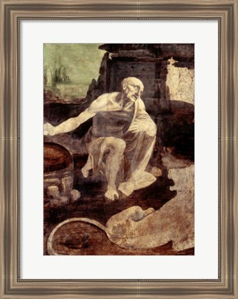 Framed St. Jerome, c.1480-82 Print