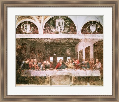 Framed Last Supper, Print