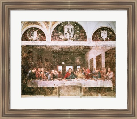 Framed Last Supper, Print