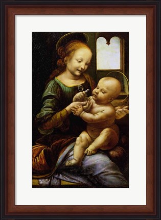 Framed Madonna Benois, c.1478 Print