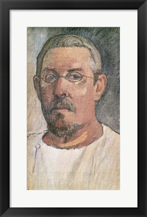 Framed Self portrait, 1902 Print