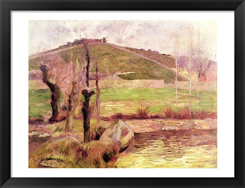 Framed Landscape near Pont-Aven, 1888 Print