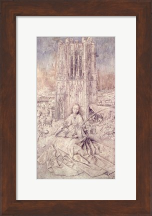 Framed St. Barbara, 1437 Print