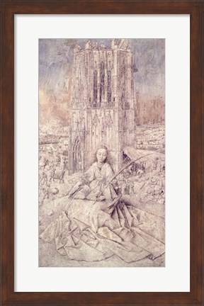 Framed St. Barbara, 1437 Print