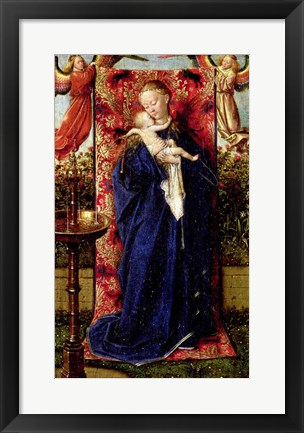 Framed Madonna at the Fountain, 1439 Print