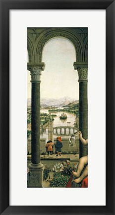 Framed Rolin Madonna - Center Print