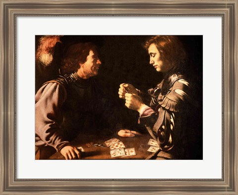 Framed Gamblers Print