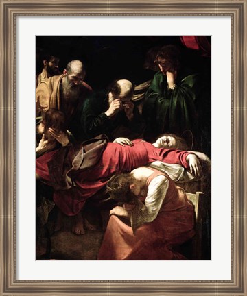 Framed Death of the Virgin, 1605-06 Print