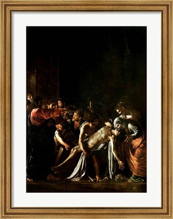 Framed Resurrection of Lazarus, Detail Print
