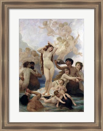 Framed Birth of Venus, 1879 Print