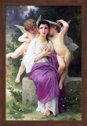 Framed Heart&#39;s Awakening, 1892 Print