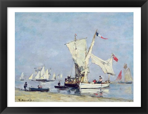 Framed Sailing Boats, c.1869 Print