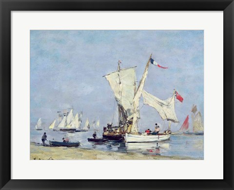 Framed Sailing Boats, c.1869 Print