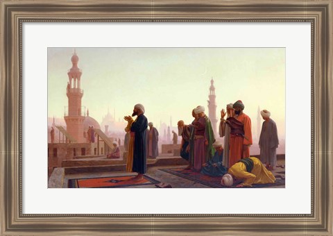 Framed Prayer, 1865 Print