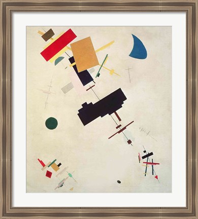 Framed Suprematist Composition No.56 Print