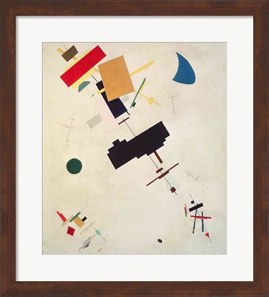 Framed Suprematist Composition No.56 Print