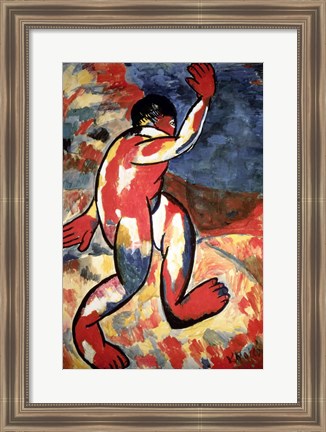 Framed Bather, 1911 Print