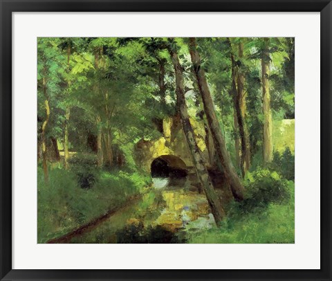 Framed Little Bridge, Pontoise, 1875 Print