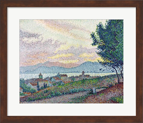 Framed St. Tropez, Pinewood, 1896 Print