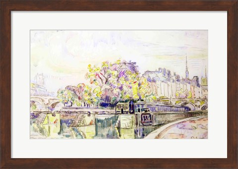 Framed Paris, 1923 Print