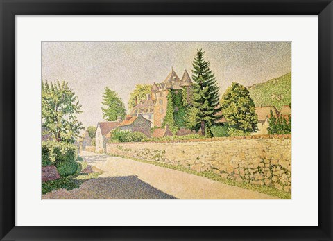 Framed Chateau de Comblat, c.1887 Print