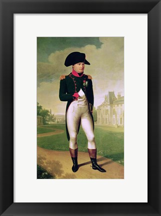 Framed Napoleon I - posed Print