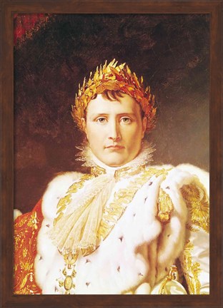 Framed Napoleon I Print