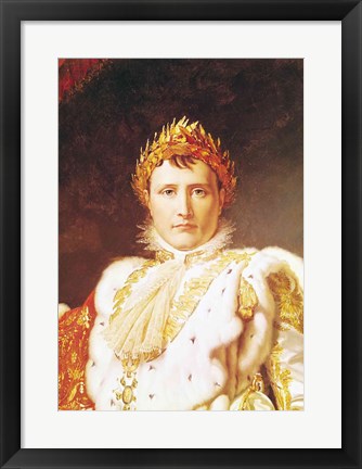 Framed Napoleon I Print