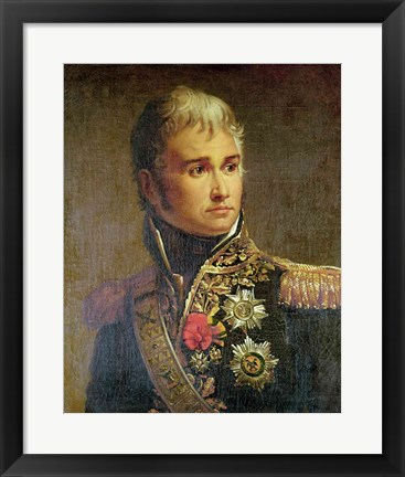 Framed Portrait of Jean Lannes Print