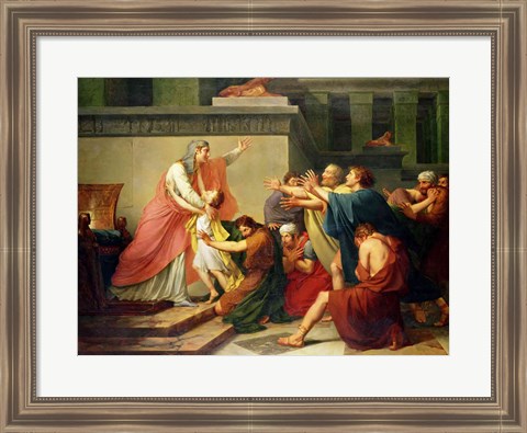 Framed Joseph Recognised by his Brothers Print