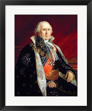 Framed Charles-Francois Lebrun Print