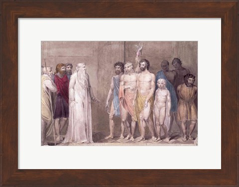 Framed St. Gregory and the British Captives Print