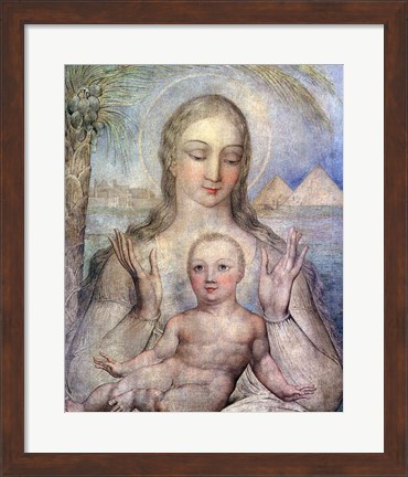 Framed Virgin and Child in Egypt, 1810 Print