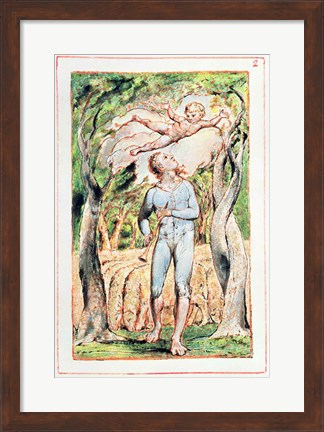 Framed Songs of Innocence; the Piper Print