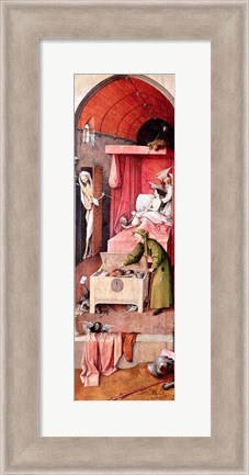 Framed Death and the Miser, c.1485-90 Print