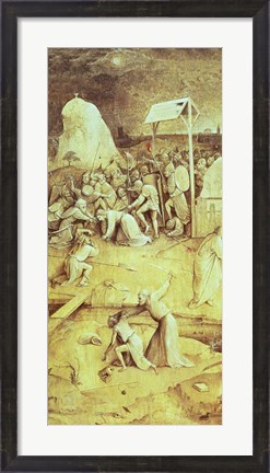 Framed Christ on the Road to Calvary, from the Temptation of St. Anthony triptych Print