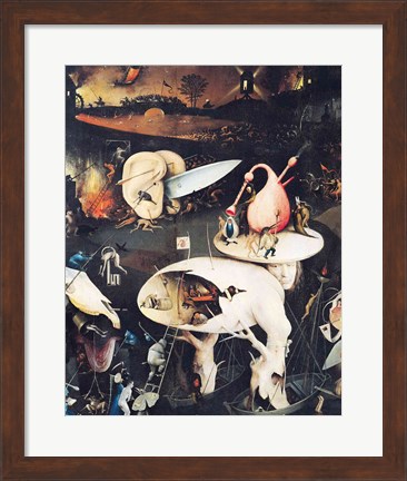 Framed Garden of Earthly Delights: Hell, triptych right Print