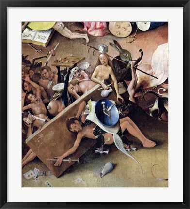 Framed Garden of Earthly Delights: Right Side, Hell Print