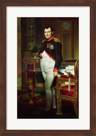 Framed Napoleon Bonaparte Print