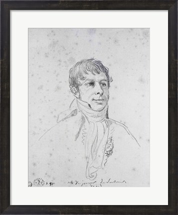 Framed Count Francois Arnail de Jaucourt Print