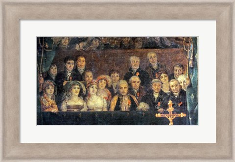 Framed Consecration of the Emperor Napoleon and the Coronation of the Empress Josephine, Crowd Detail Print