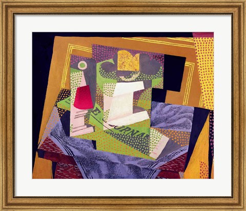 Framed Composition on a Table, 1916 Print