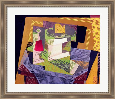 Framed Composition on a Table, 1916 Print