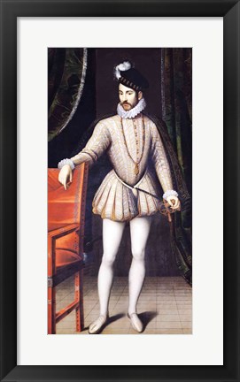 Framed Charles IX King of France Print