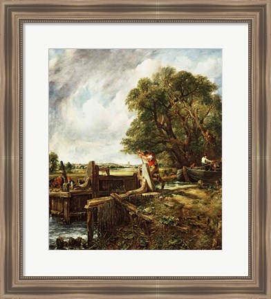 Framed Lock, 1824 Print